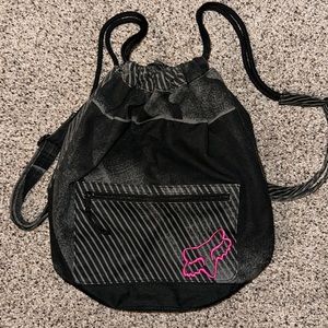 Fox Racing Canvas Drawstring Bag